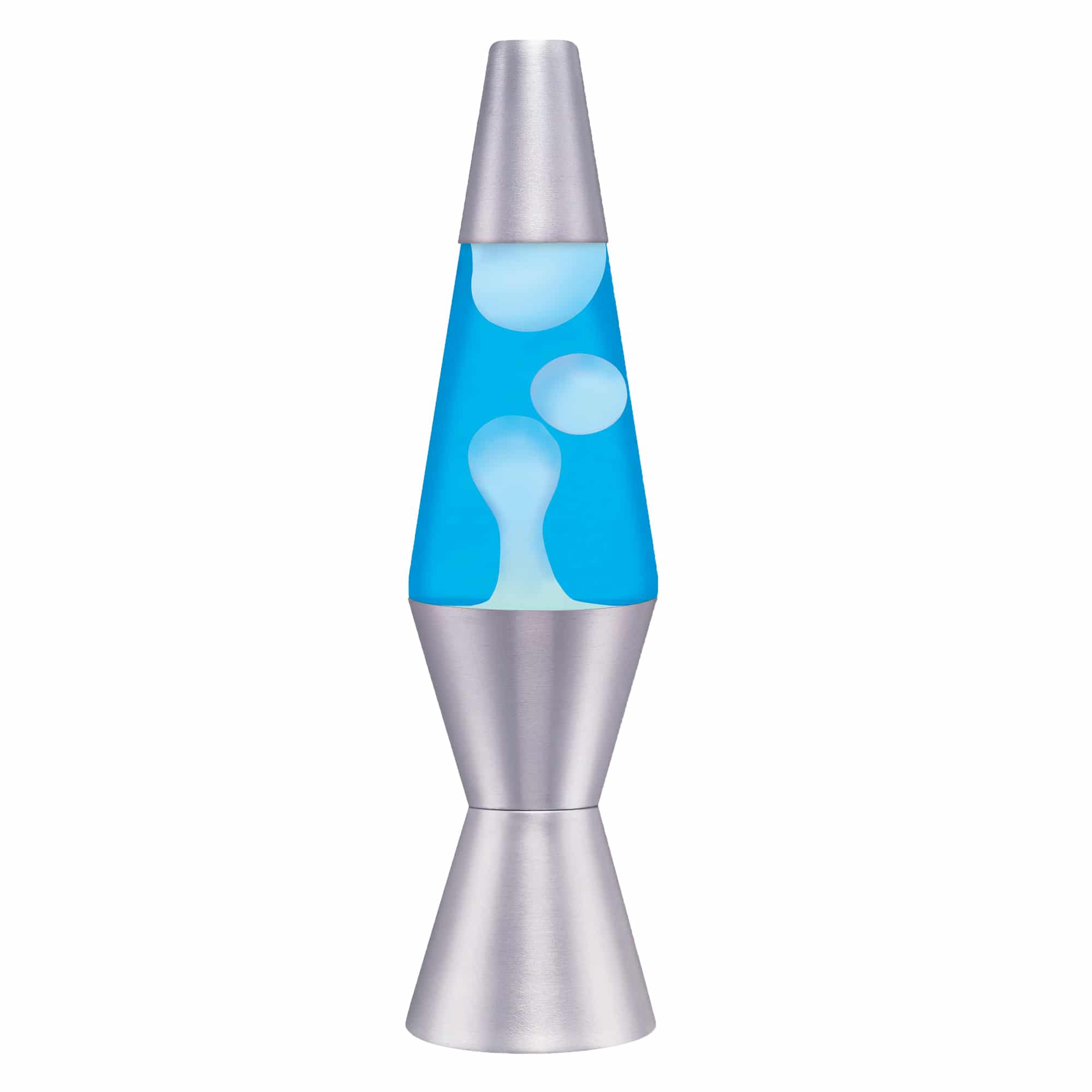 11.5?? LAVA Lamp ?C White/Blue/Silver