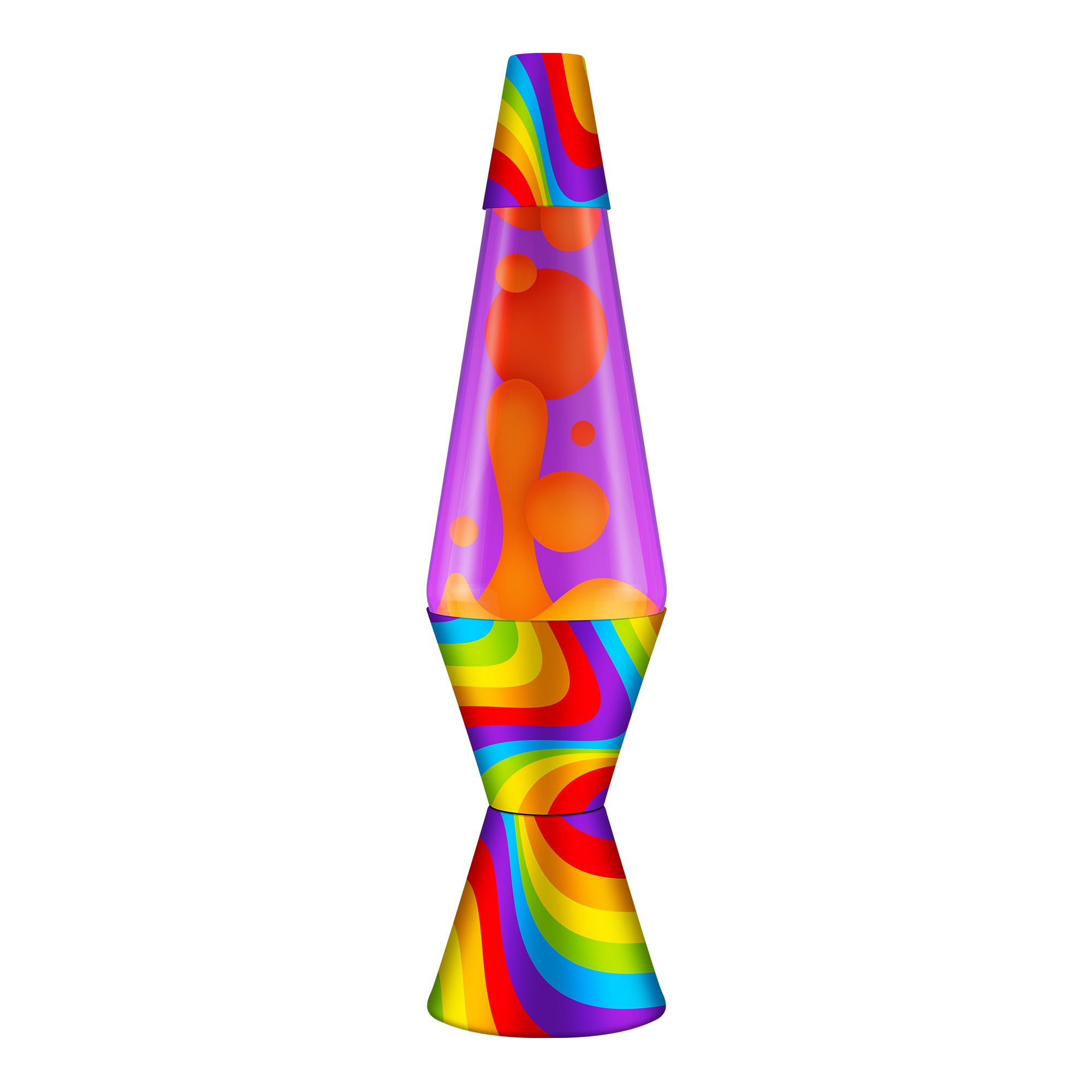 14.5?? Lava Lamp Flowing Color Bands