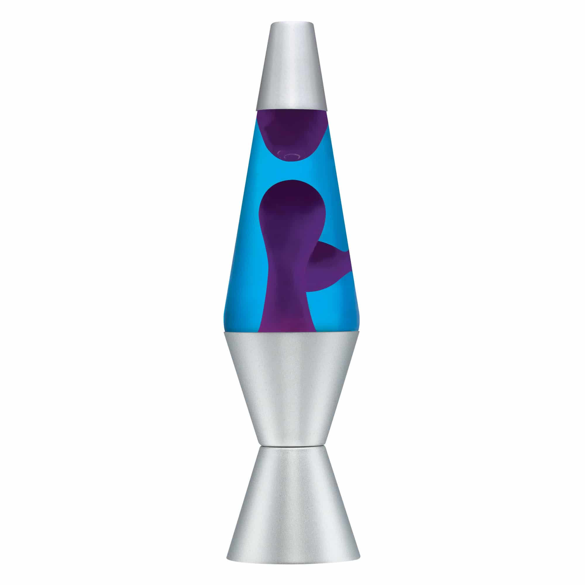 14.5?? LAVA Lamp ?C Purple/Blue/Silver