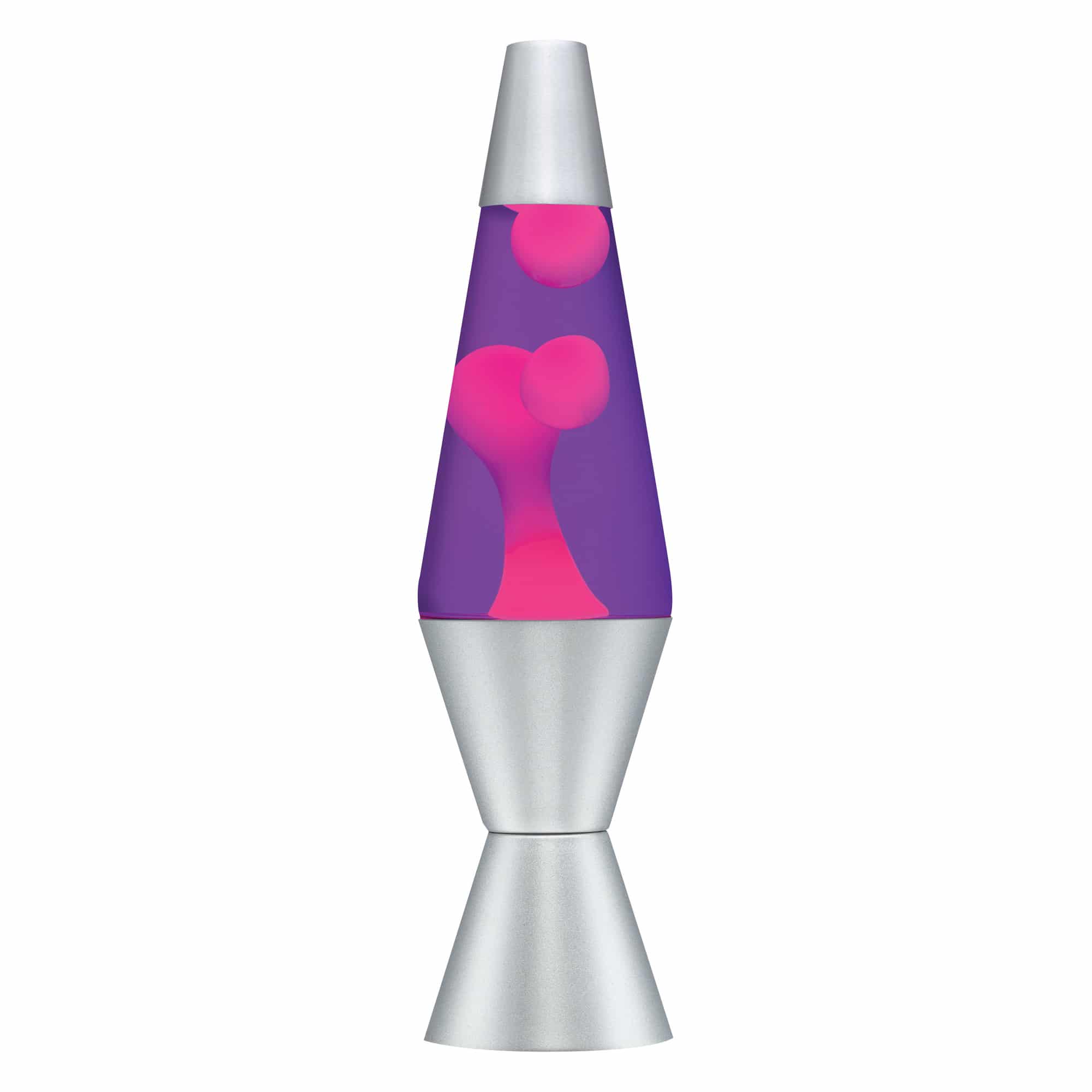 14.5?? LAVA Lamp ?C Pink/Purple/Silver