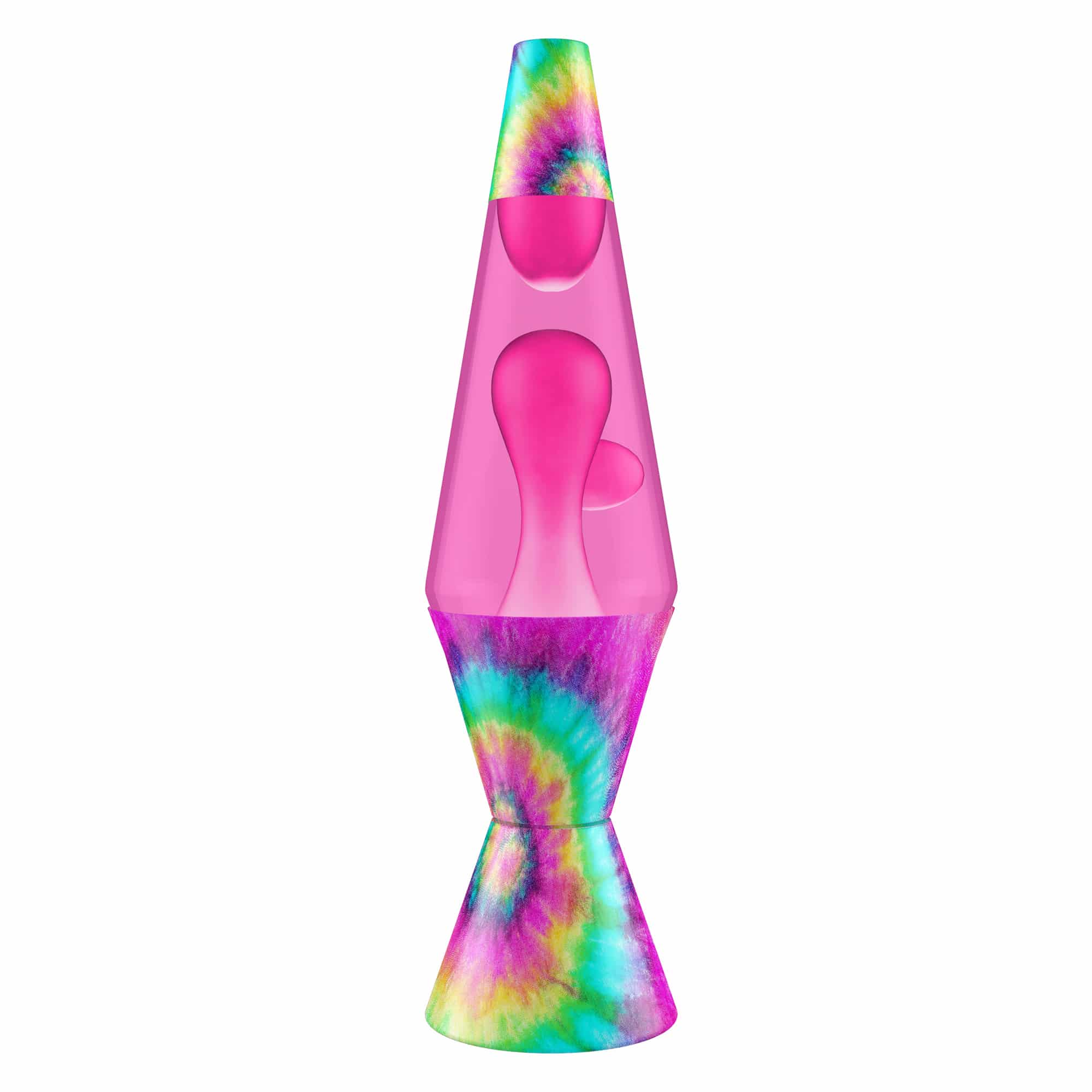 14.5?? LAVA Lamp ?C Tie Dye Pink Spiral