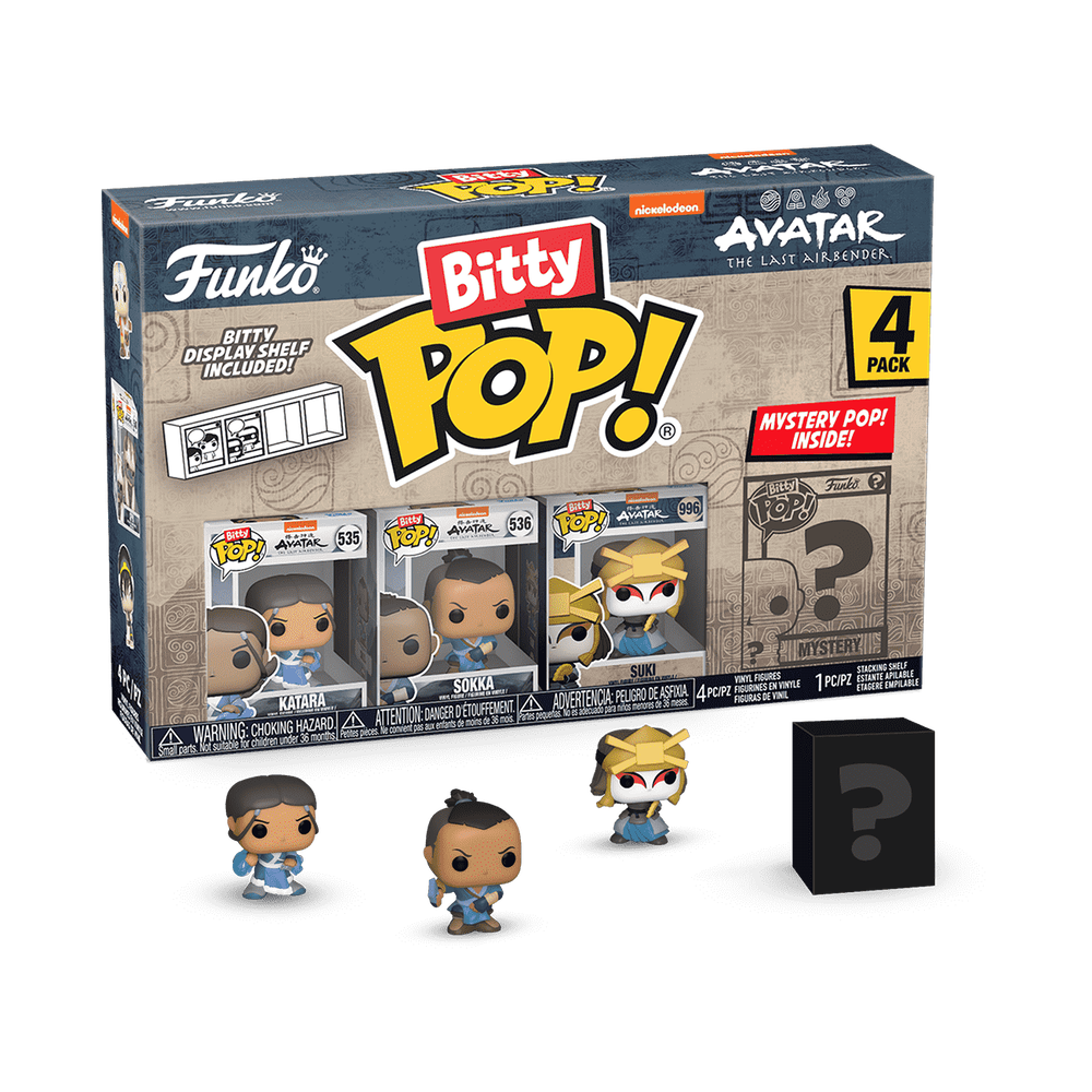 Bitty Pop! Avatar The Last Airbender 4-Pack Series 4