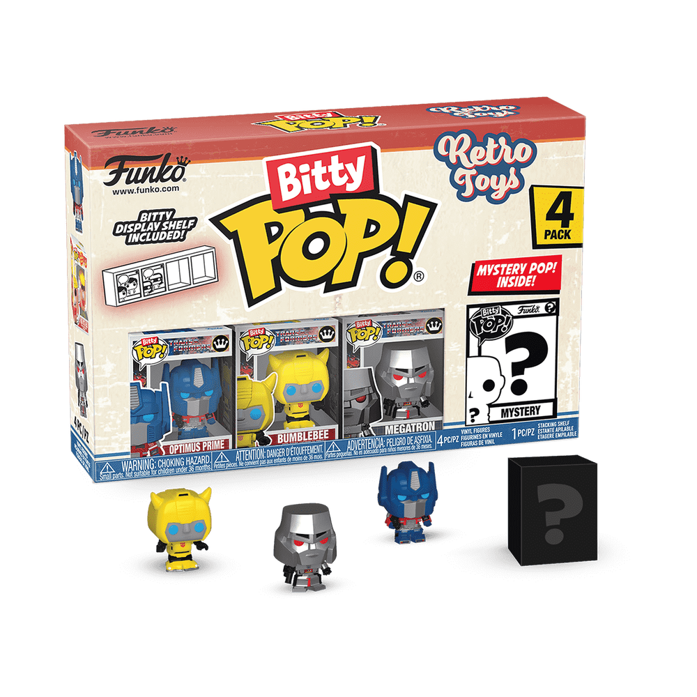 Bitty Pop! Retro Toys Transformers 4-Pack Series 2