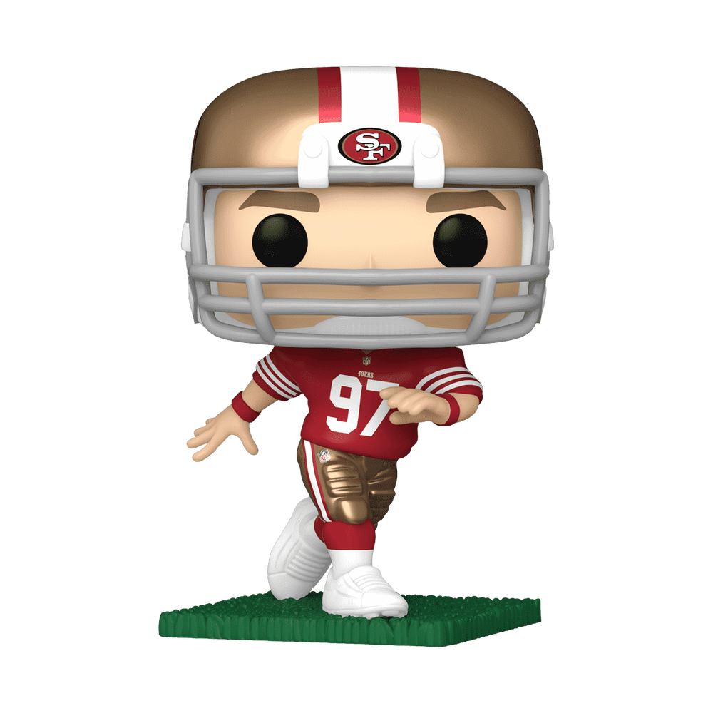 Pop! Nick Bosa (Running) (Red & Gold Uniform)