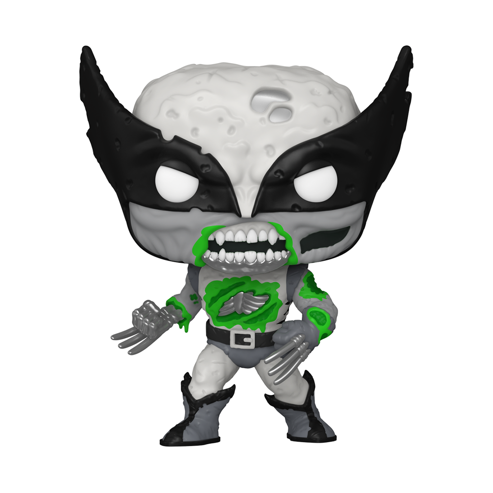 Pop! Zombie Wolverine (Black & White) (Glow)