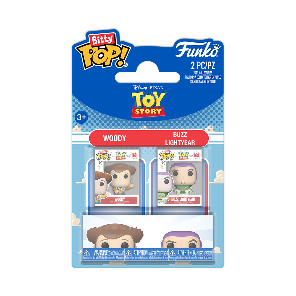 Bitty Pop! Woody & Buzz Lightyear 2-Pack