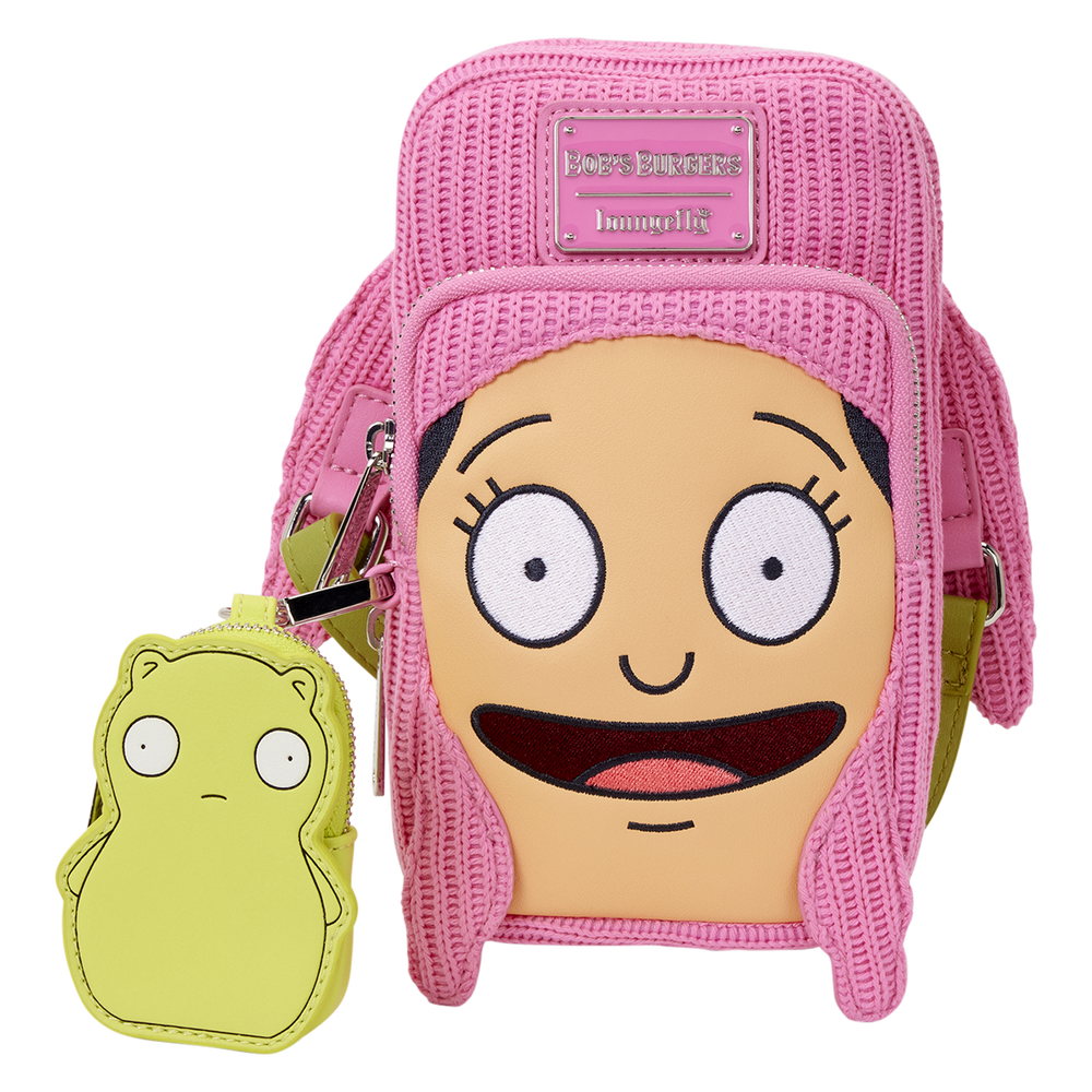 Bob’s Burgers Louise Cosplay Cell Phone Crossbody Bag with Glow Coin Bag