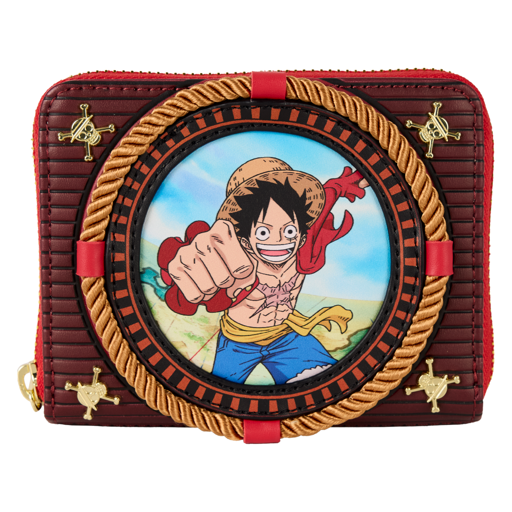 One Piece Luffy Zip Around Wallet