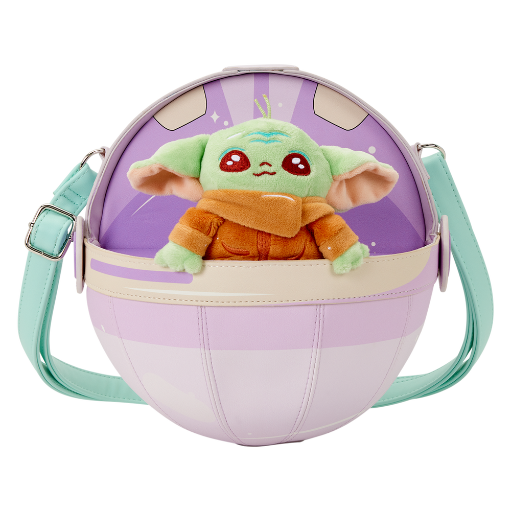 The Mandalorian Grogu Figural Pod Plush Crossbody Bag