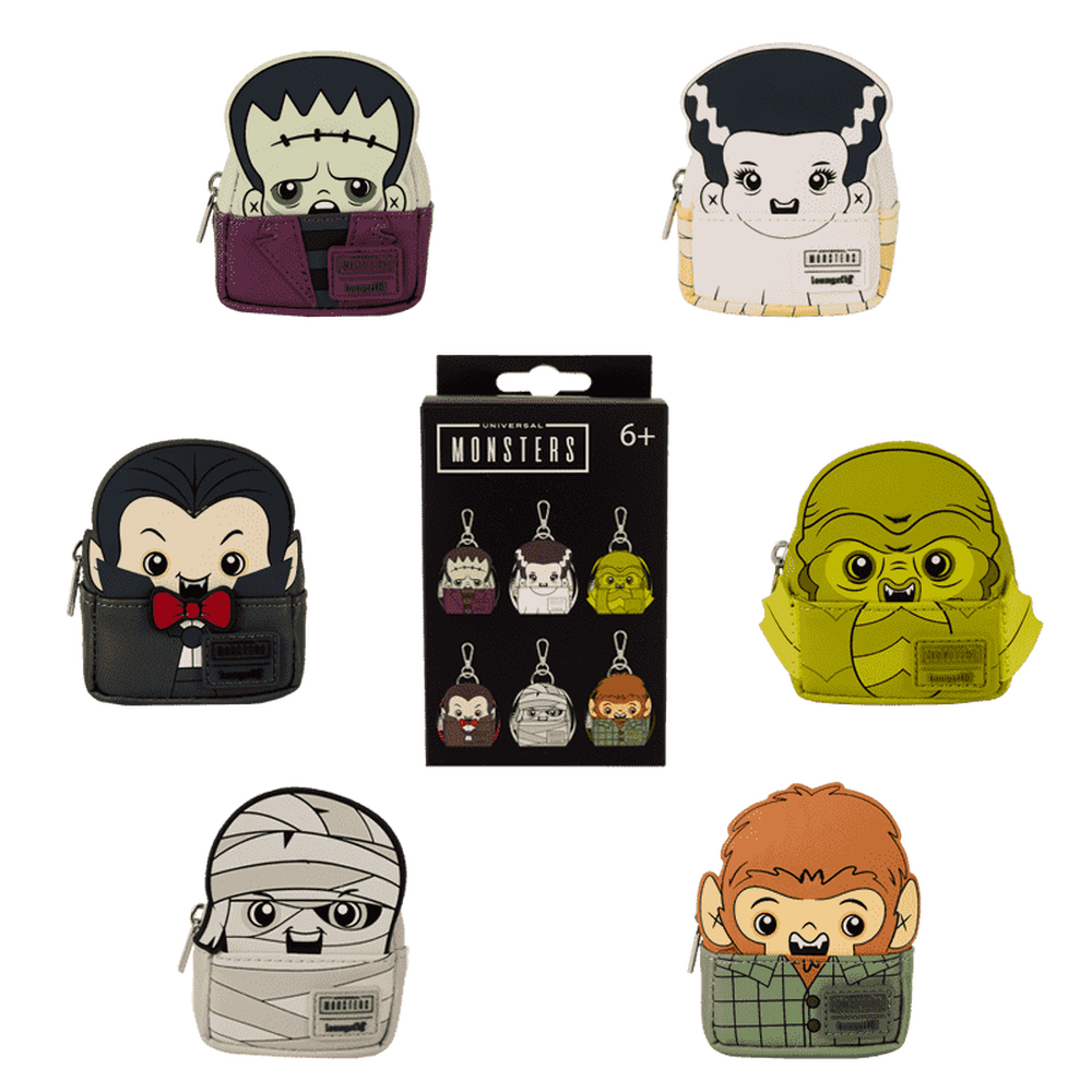 Universal Monsters Cosplay Mystery Mini Backpack Keychain Charm