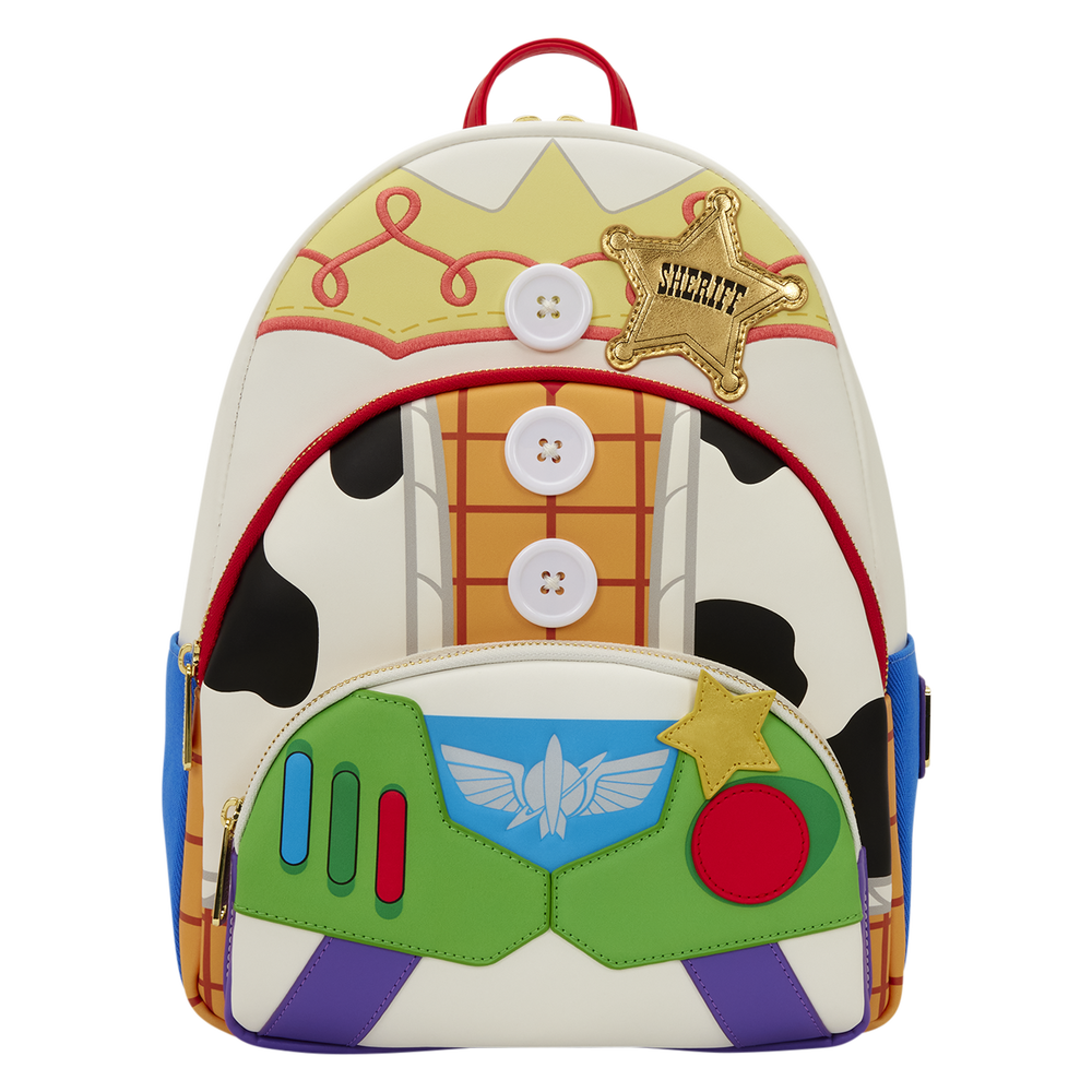 Toy Story 5 Triple Pocket Jessie, Woody, & Buzz Midi Backpack