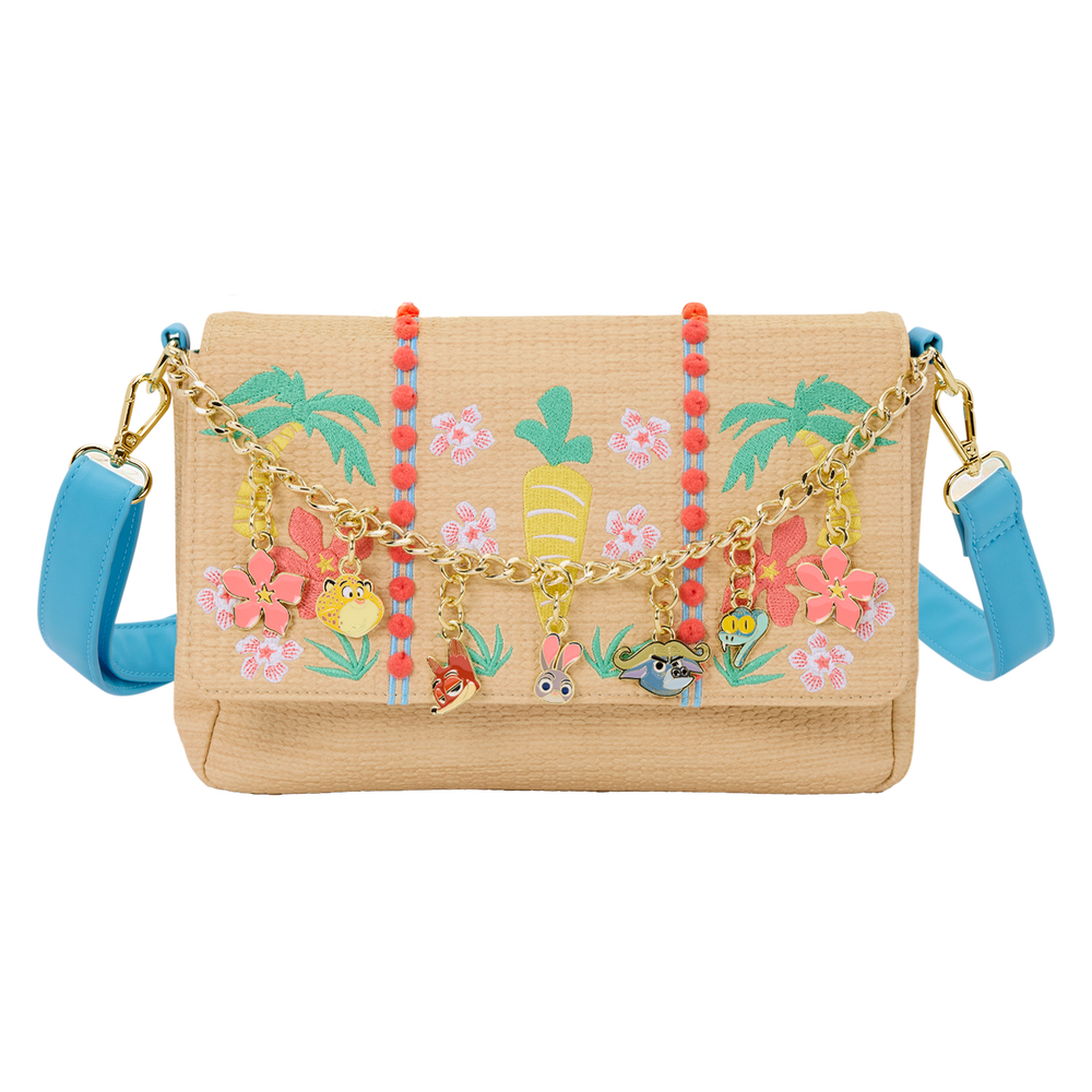 Zootopia 2 Embroidered Charm Crossbody Bag